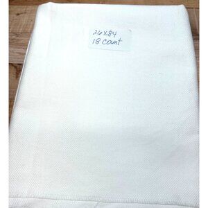 Aida Cross Stitch Fabric 26" X 84" 18-Count White